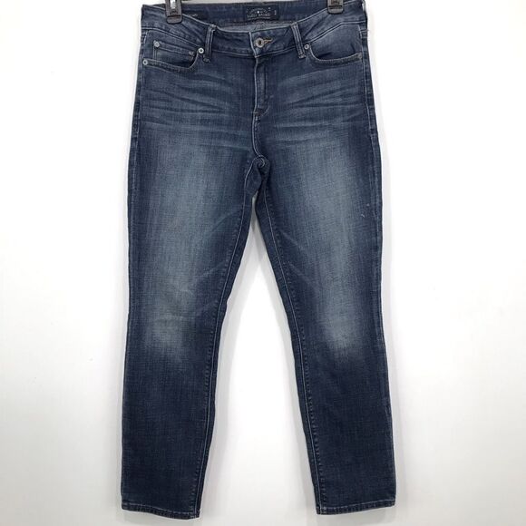 Lucky Brand LOLITA CAPRI Factory Fade Blue Denim Jeans - Picture 4 of 15